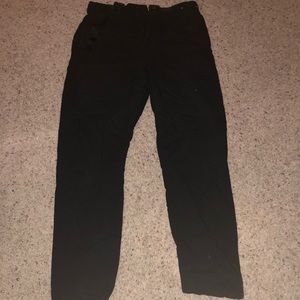 Uniqlo black jogger pants